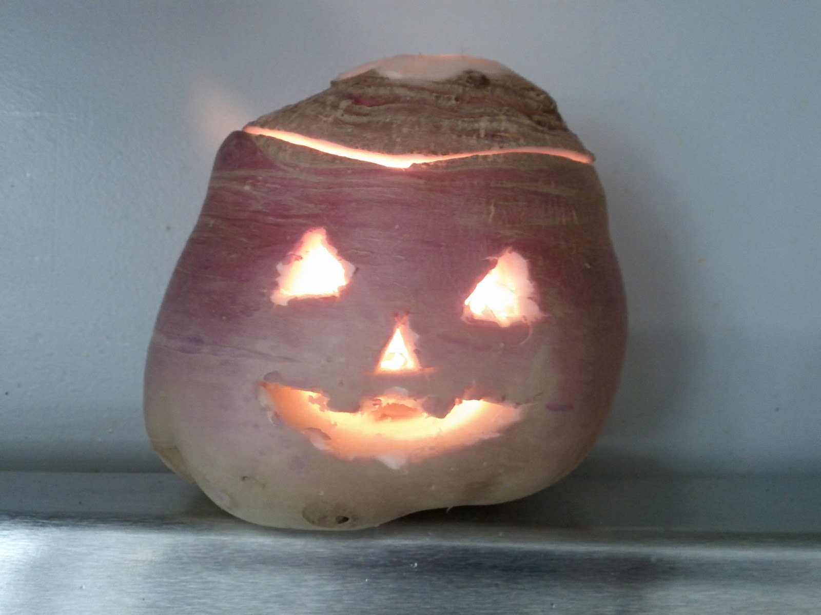 Carved turnip