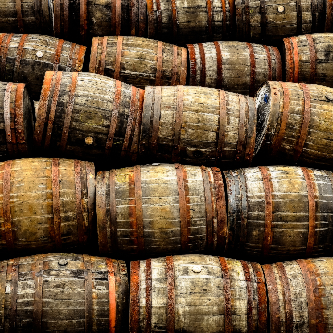 Another word for whisky - casks